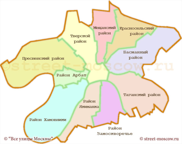 Карта округа